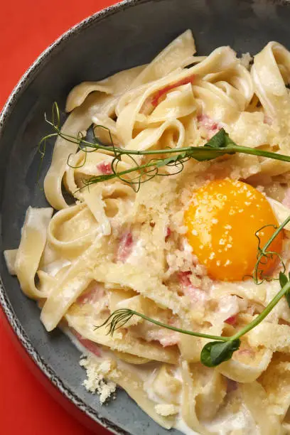 Spaghetti Carbonara with Asian Twist